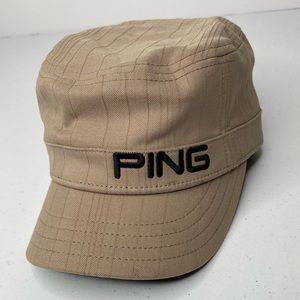 Ping Newsboy Embroidered Hat